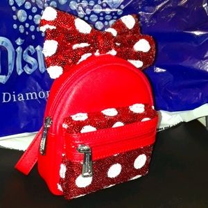 Disney Minnie Loungefly Backpack Wristlet